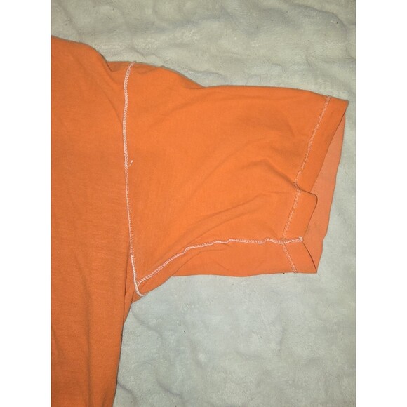 Vintage 80s mens shirt Single Stitch SZ M-L paper thin Champs classic Tru VTG - Picture 10 of 11